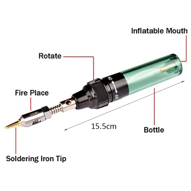 Butane Gas Welding Soldering Irons Welding Pen Burner Blow Torch Gas Soldering Iron Cordless Butane Tip Tool
Butane Gas Welding Soldering Irons Welding Pen Burner Blow Torch Gas Soldering Iron Cordless Butane Tip Tool