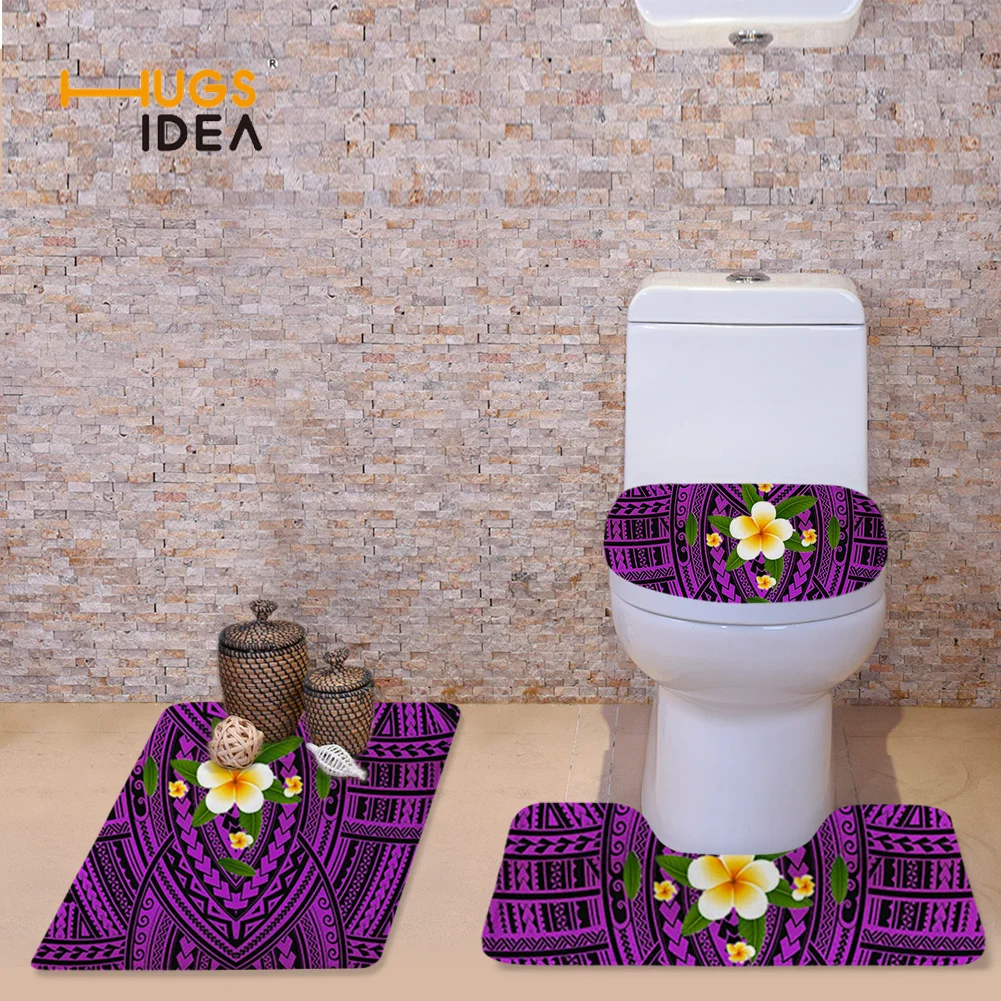 HUGSIDEA Toilet Seat Covers Warm Washroom Polynesian Plumeria Flower Printing Toilet Lid Covers U Shape Pad New Hot Selling 
HUGSIDEA Toilet Seat Covers Warm Washroom Polynesian Plumeria Flower Printing Toilet Lid Covers U Shape Pad New Hot Selling