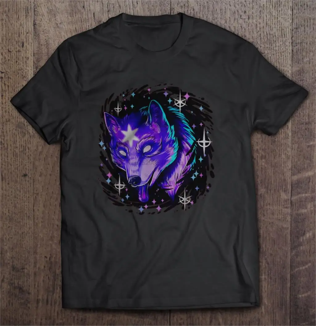 Мужская забавная футболка модная классная металлическая со звездным небом и