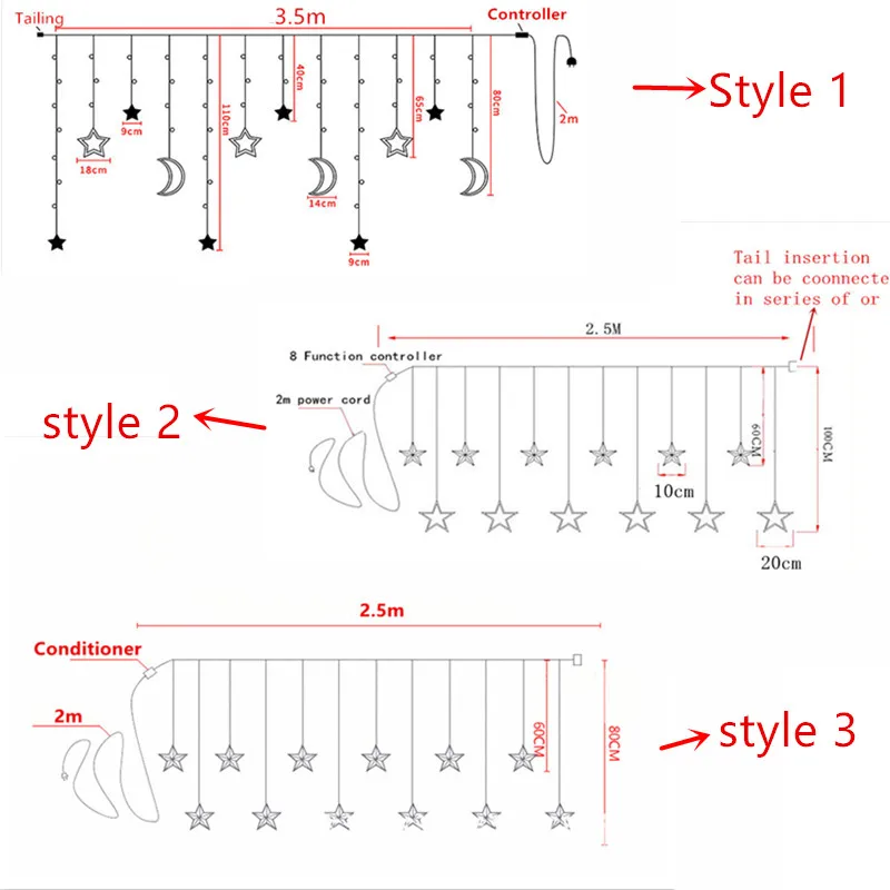 Ramadan Decorations Lights EU 220V Moon Star Lamp LED Fairy String Lights Garland Decor for Home Holiday Light Wedding Room DIY
Ramadan Decorations Lights EU 220V Moon Star Lamp LED Fairy String Lights Garland Decor for Home Holiday Light Wedding Room DIY