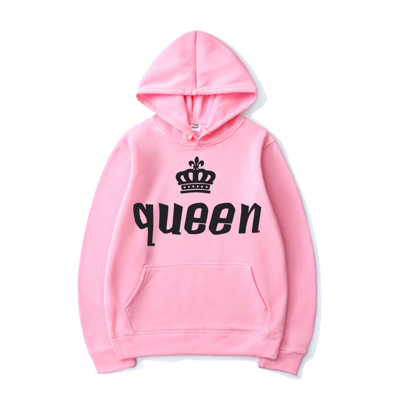 Popular new couple models King queen crown pattern printing men's and women's hoodie clothing street sports pullover clothing
Popular new couple models King queen crown pattern printing men's and women's hoodie clothing street sports pullover clothing