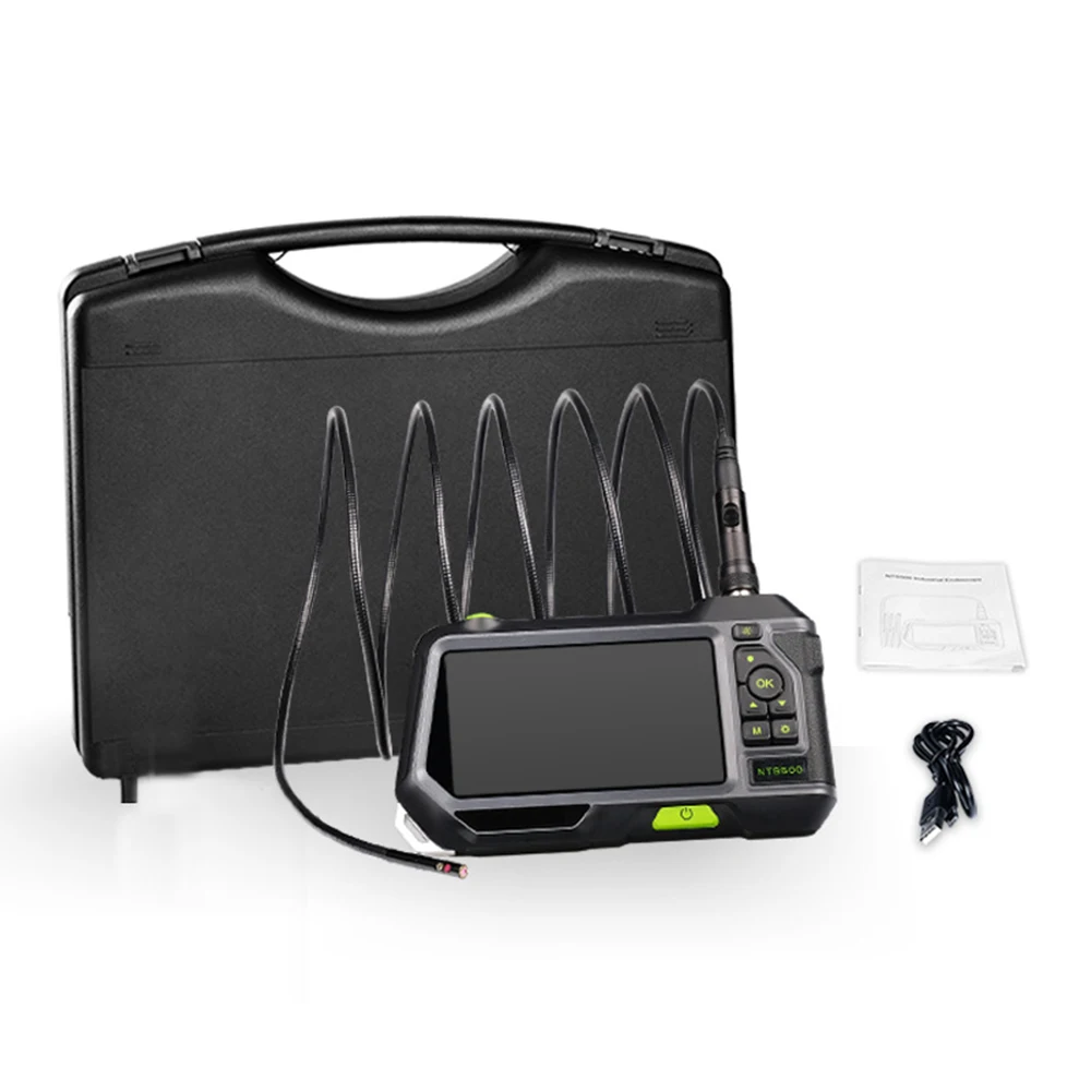 NTS500 HD 5.0 Screen 5.5mm dual lens inspection camera video endoscope 1080P Pipeline Borescope IP67 3M Car Monitor tool camera
NTS500 HD 5.0 Screen 5.5mm dual lens inspection camera video endoscope 1080P Pipeline Borescope IP67 3M Car Monitor tool camera