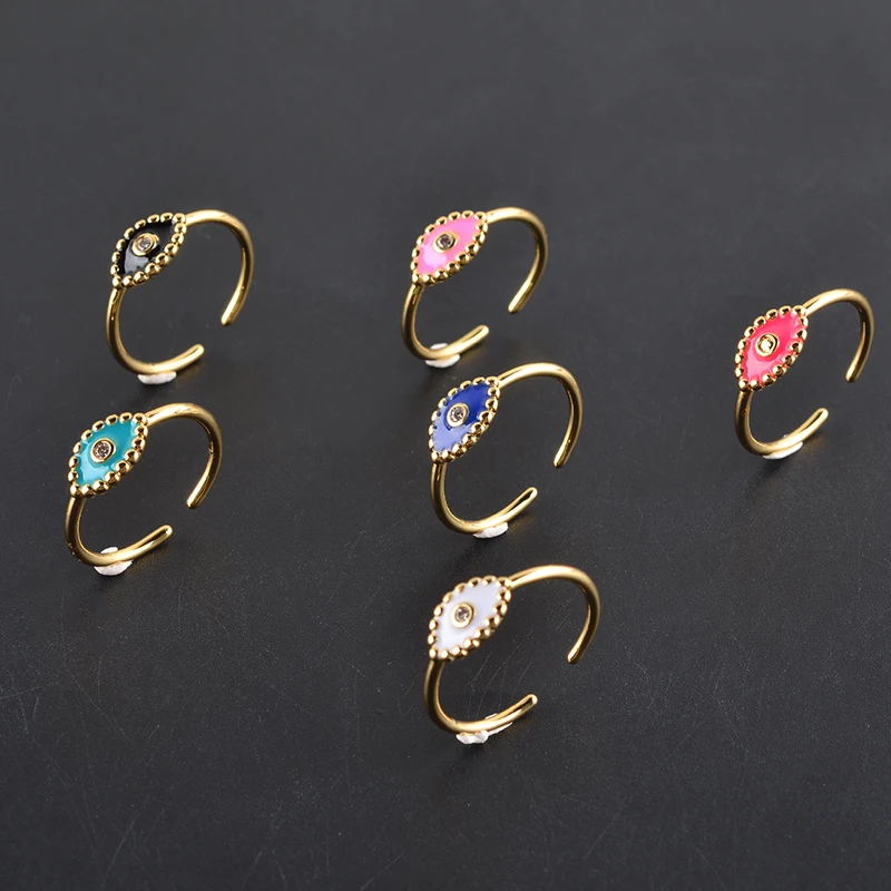 KKBEAD Enamel Rings Devil's Eye Vintage Matching Ring Women Adjustable Anillos Turkish Evil Eye Jewelry for Female Party Jewelry
KKBEAD Enamel Rings Devil's Eye Vintage Matching Ring Women Adjustable Anillos Turkish Evil Eye Jewelry for Female Party Jewelry