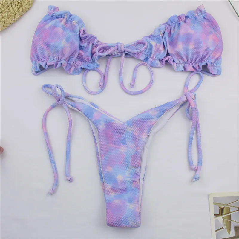 Tie Dye Low Waist Bikini 2021 Print Suit Push Up Bathing Swim New Biquini Triangle Swimwear Female Tow Pieces Swimsuit Women
Tie Dye Low Waist Bikini 2021 Print Suit Push Up Bathing Swim New Biquini Triangle Swimwear Female Tow Pieces Swimsuit Women