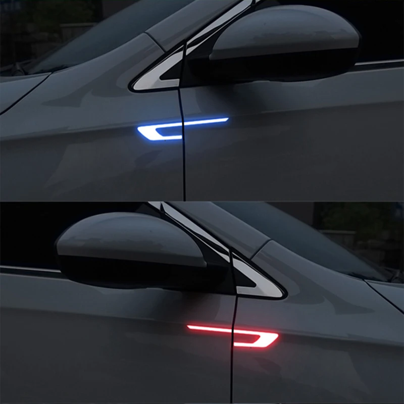 2pcs Auto Reflective Stickers Warning Tape Bumper Reflective Strips Secure Reflector Stickers Decals Cool reflective Shape Of Ca
2pcs Auto Reflective Stickers Warning Tape Bumper Reflective Strips Secure Reflector Stickers Decals Cool reflective Shape Of Ca