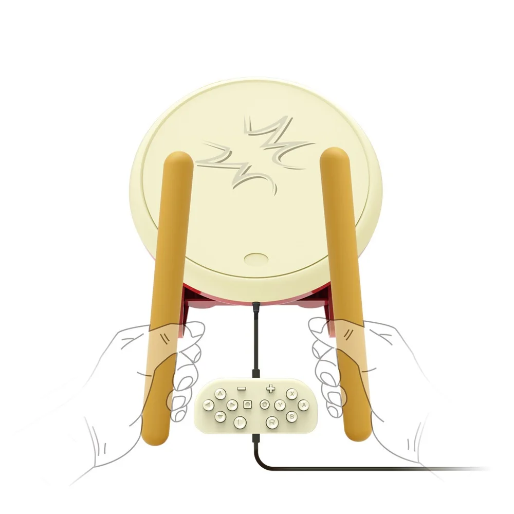 Контроллер барабан Тайко Taiko традиционный японский инструмент для NS Switch/PS 3/PS4