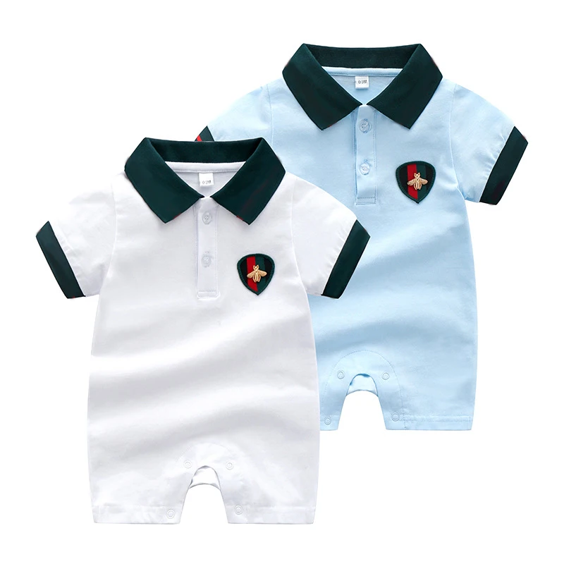 New summer Fashion brand style baby boy romper short sleeves cotton Patchwork crawling newborns baby girl clothes 0-24 months
New summer Fashion brand style baby boy romper short sleeves cotton Patchwork crawling newborns baby girl clothes 0-24 months
