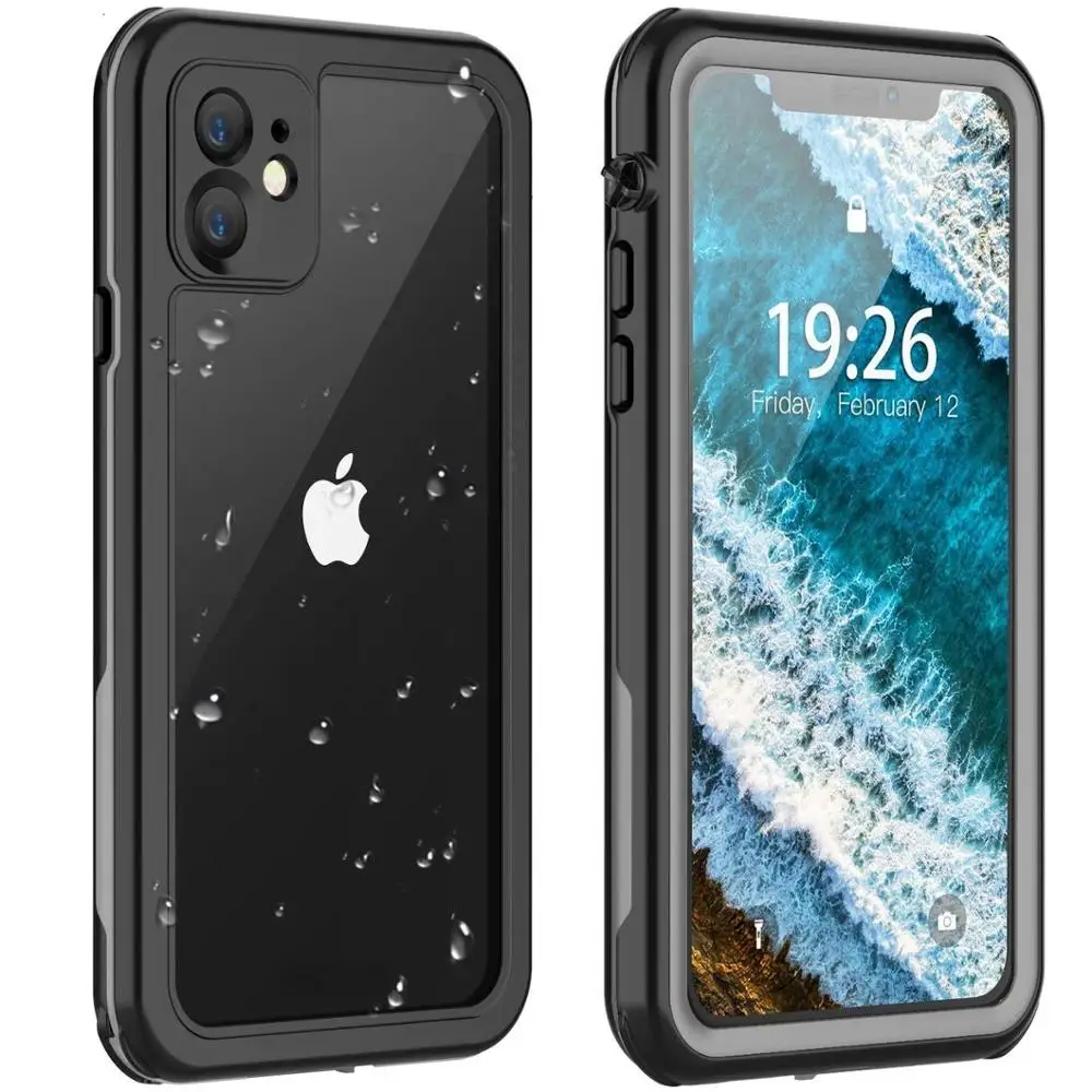 Водонепроницаемый чехол для iPhone 11, противоударный грязеотталкивающий защитный чехол для iPhone 11 6,1 дюйма с Touch ID, прозрачный чехол для телефон...
Водонепроницаемый чехол для iPhone 11, противоударный грязеотталкивающий защитный чехол для iPhone 11 6,1 дюйма с Touch ID, прозрачный чехол для телефон...