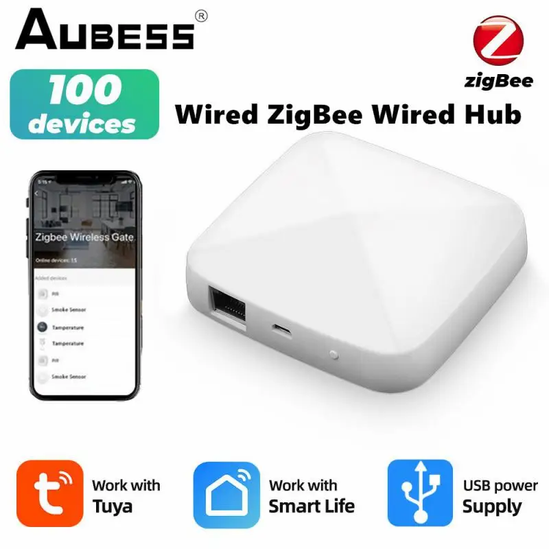 Проводной шлюз Aubess Tuya Zigbee, умное домашнее оборудование, дистанционное управление через приложение, работает с Alexa Google Home
Проводной шлюз Aubess Tuya Zigbee, умное домашнее оборудование, дистанционное управление через приложение, работает с Alexa Google Home