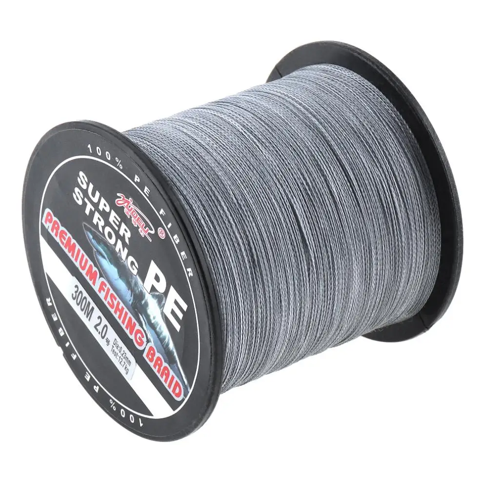 300M 330Yards Gray PE Braided Fishing Line 4 Strands 18 28 40 50 70 80 90LB Multifilament | Спорт и развлечения