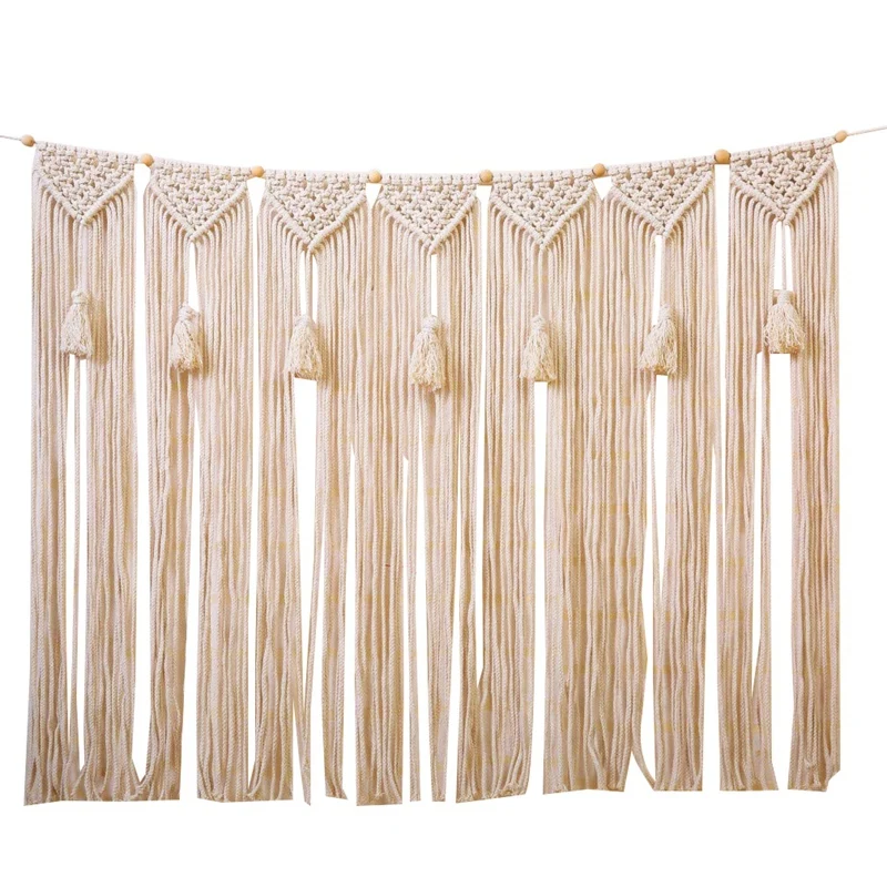 Macrame Wall Hanging Wall Tapestry Large Bohemian Wall Decoration for Wedding Backdrop Curtain Fringe Garland Banner Bedroom Liv
Macrame Wall Hanging Wall Tapestry Large Bohemian Wall Decoration for Wedding Backdrop Curtain Fringe Garland Banner Bedroom Liv