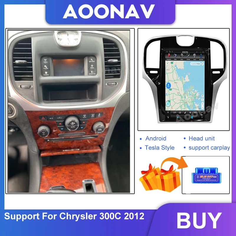 PX6 Car Radio For Chrysler 300C 2012 Tesla Style Vertical Screen Android 2 Din Audio Stereo GPS Navigation Multimedia Player
PX6 Car Radio For Chrysler 300C 2012 Tesla Style Vertical Screen Android 2 Din Audio Stereo GPS Navigation Multimedia Player