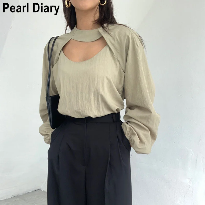 Korean Fashion Vintage Shirt Sets Spring 2022 New Solid Color Strap Vest and Long Sleeve Blouse Tops Casual Two Piece Set Women
Korean Fashion Vintage Shirt Sets Spring 2022 New Solid Color Strap Vest and Long Sleeve Blouse Tops Casual Two Piece Set Women