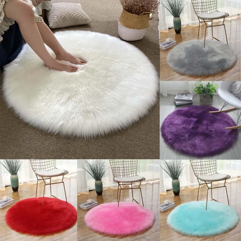 Thick Round Carpet For Living Room Home Decorative Bay Window Table Plush Rug Bedroom Floor Anti-slip Fluffy Soft Velvet Mat
Thick Round Carpet For Living Room Home Decorative Bay Window Table Plush Rug Bedroom Floor Anti-slip Fluffy Soft Velvet Mat