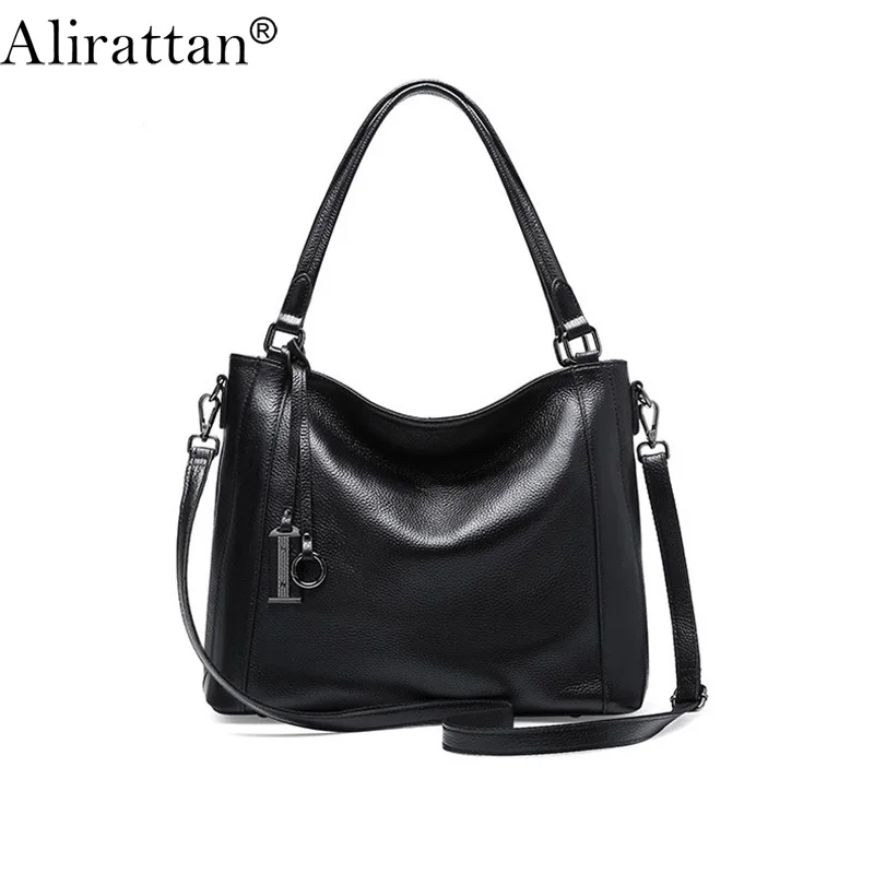 Alirattan New Women Genuine Leather Handbag High Quality Cowhide Shoulder Crossbody Bag Designer Female Travel Shopping Bag K189
Alirattan New Women Genuine Leather Handbag High Quality Cowhide Shoulder Crossbody Bag Designer Female Travel Shopping Bag K189