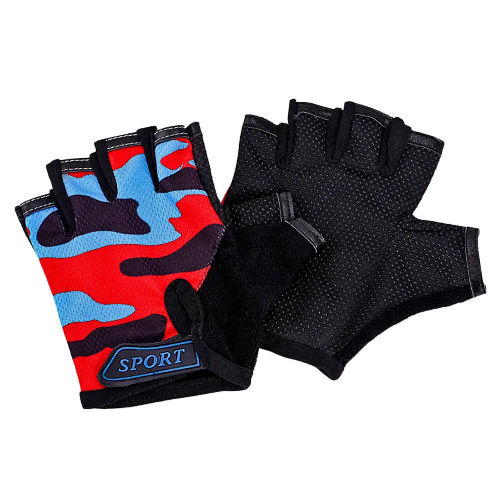 Children's Cycling Camouflage Half Finger Bicycle Gloves High Elastic Non-slip Bike Gloves Riding Equipment Outdoor For Kids
Children's Cycling Camouflage Half Finger Bicycle Gloves High Elastic Non-slip Bike Gloves Riding Equipment Outdoor For Kids