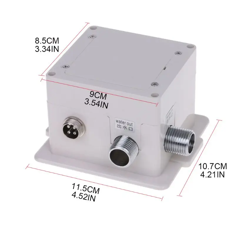 Bathroom Automatic Infrared Sensor Sink Faucet Touchless Basin Water Tap Deck Mounted
Bathroom Automatic Infrared Sensor Sink Faucet Touchless Basin Water Tap Deck Mounted