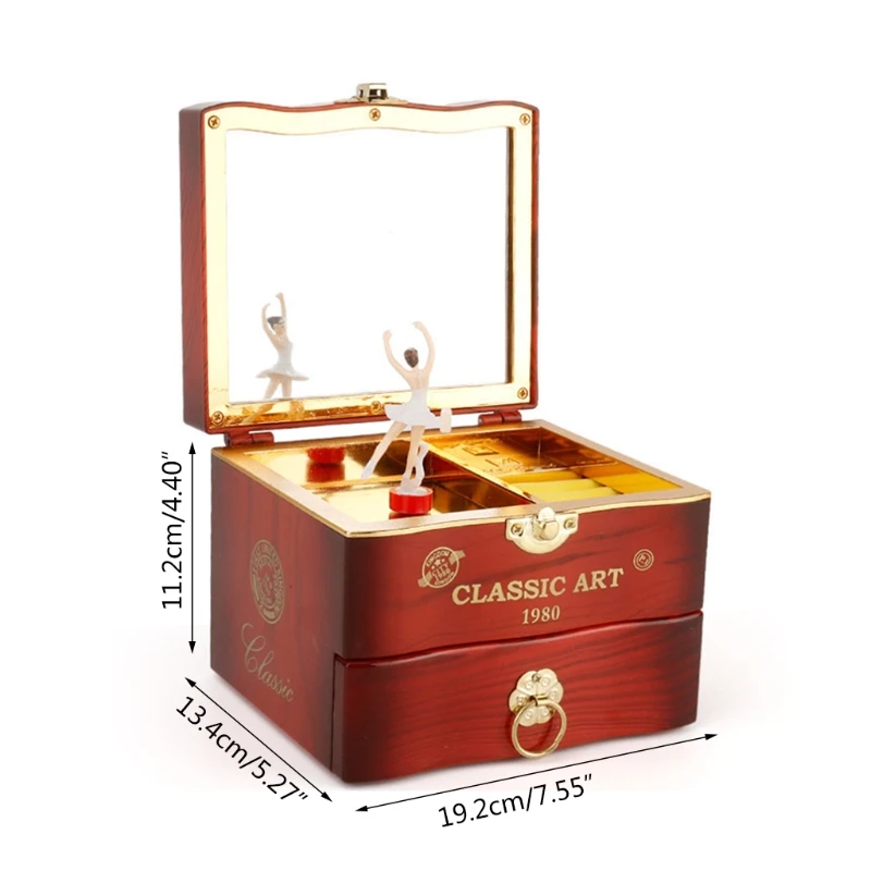 2 Colors Jewelry Box With Music Box Diy Ornaments Spinning Dancing Classical Rotating Dancer Girl Piano Music Box
2 Colors Jewelry Box With Music Box Diy Ornaments Spinning Dancing Classical Rotating Dancer Girl Piano Music Box