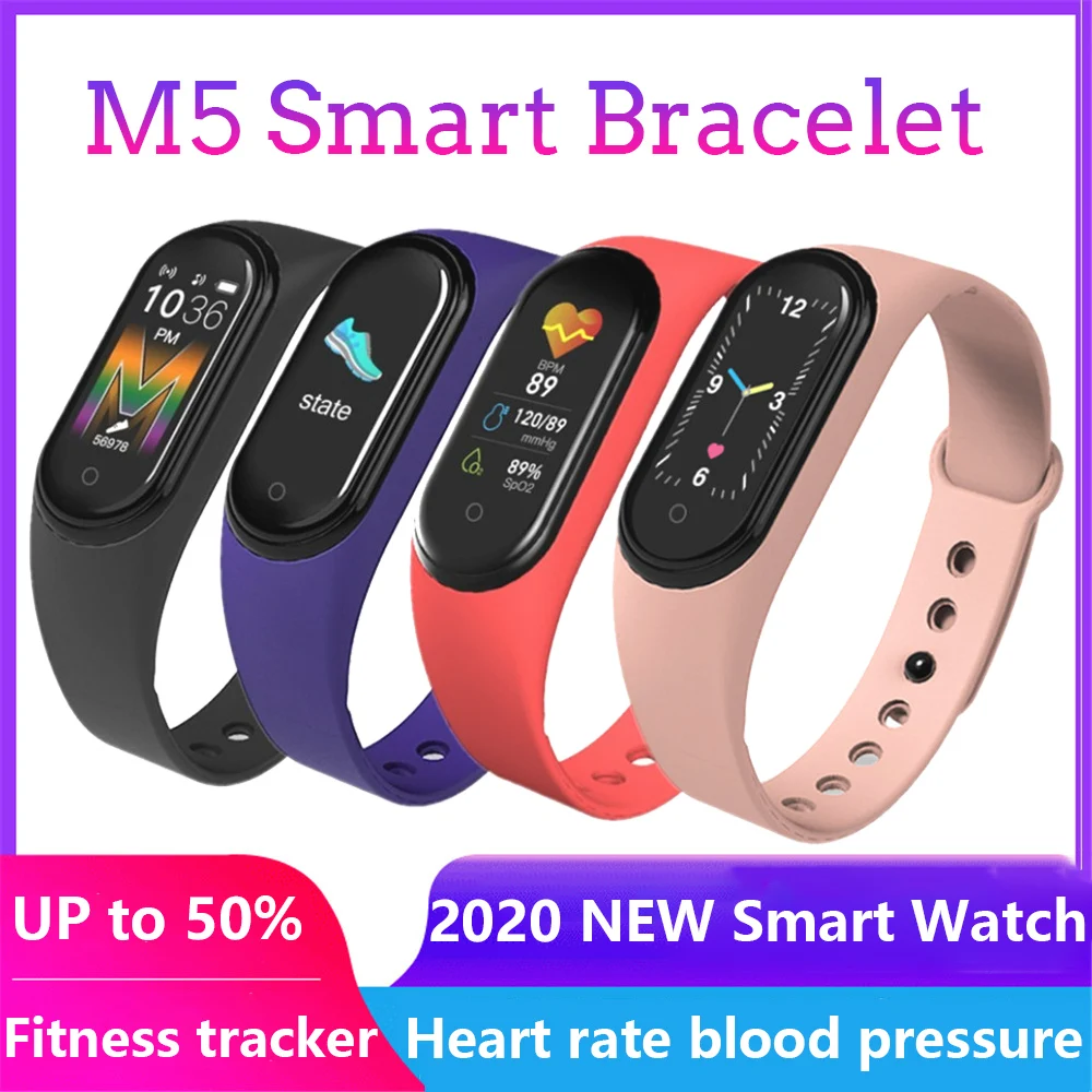M5 Smart Watch Men Women Music Bluetooth Call Bracelets Heart Rate Sleeping Monitor Fitness Reminder Waterproof Sports Watches
M5 Smart Watch Men Women Music Bluetooth Call Bracelets Heart Rate Sleeping Monitor Fitness Reminder Waterproof Sports Watches