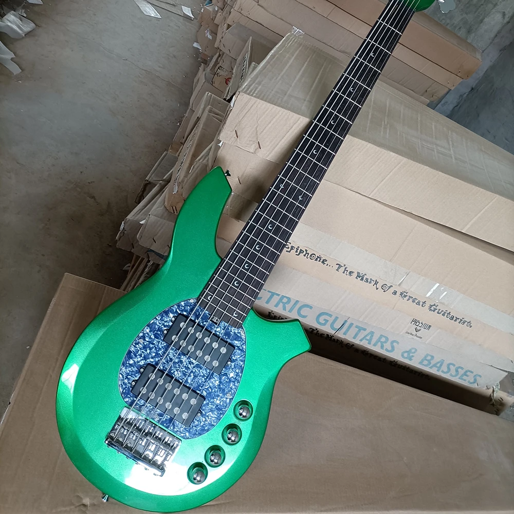Free Shipping 6 Strings Metallic Green Electric Bass withActive Pickups,Rosewoood Fretboard
Free Shipping 6 Strings Metallic Green Electric Bass withActive Pickups,Rosewoood Fretboard