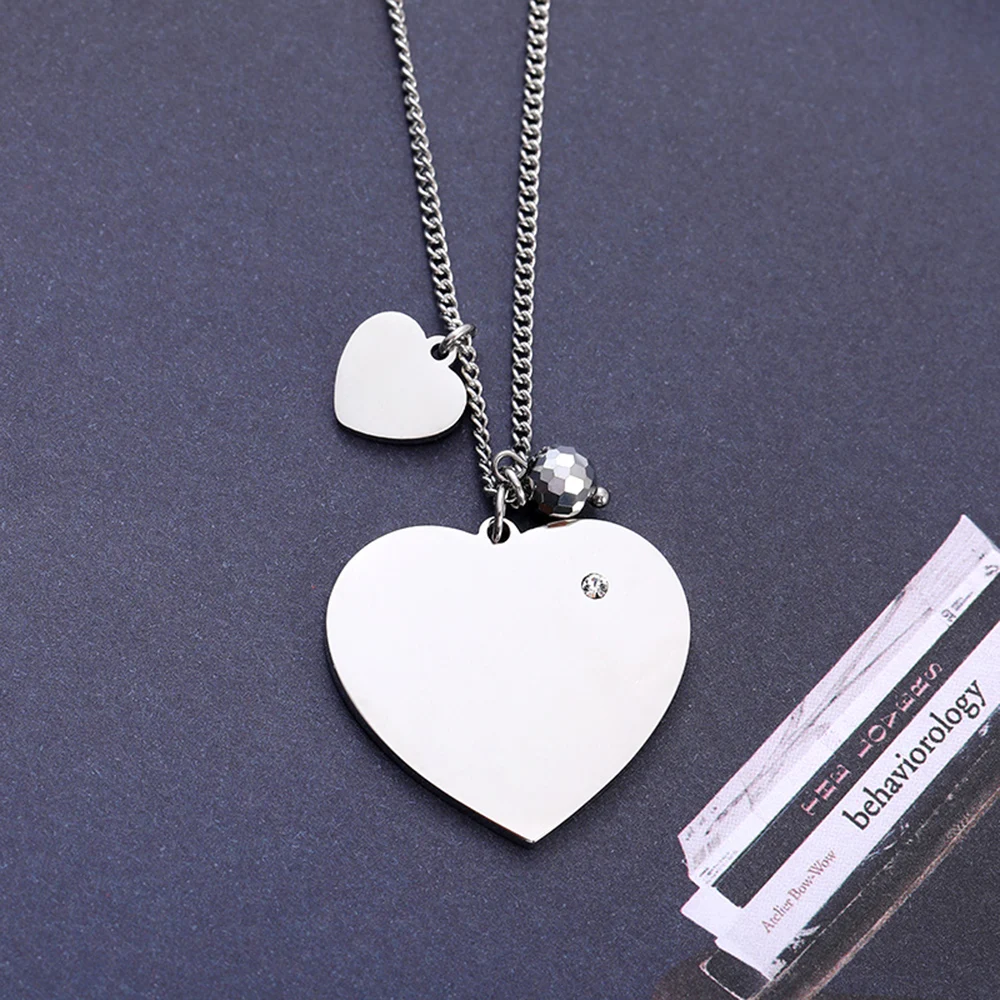 Long Color Love Heart Stainless Steel Pendants Necklace For Women Jewelry Party Gift 2019 Fashion Female Collier Bijoux for girl
Long Color Love Heart Stainless Steel Pendants Necklace For Women Jewelry Party Gift 2019 Fashion Female Collier Bijoux for girl