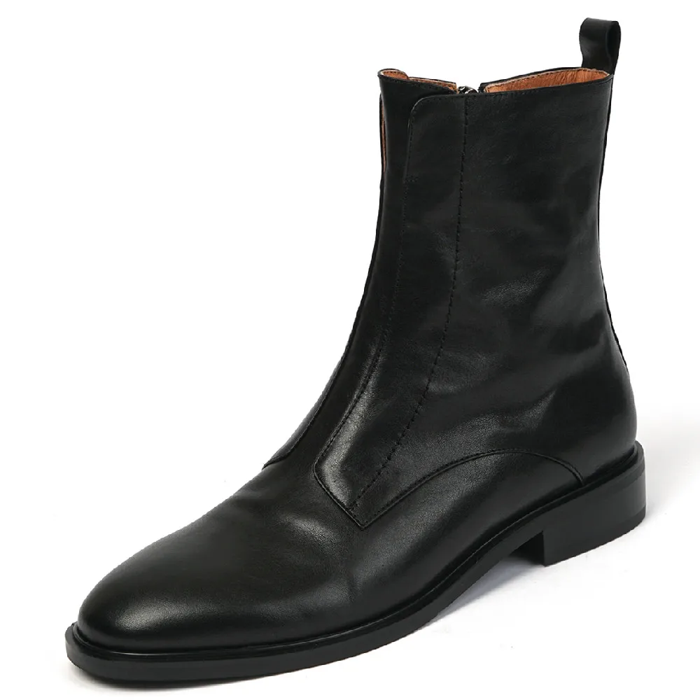 Women's genuine leather round toe side zip autumn casual short ankle boots female soft comfortable high quality boots shoes sale
Women's genuine leather round toe side zip autumn casual short ankle boots female soft comfortable high quality boots shoes sale