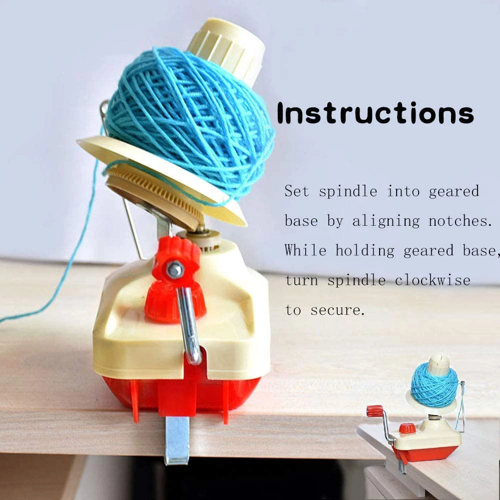 Portable String Ball Wool Winder Holder Hand Operated Swift Yarn Fiber Cable Winder Machine Fiber Wool Yarn Craft Yarn Storage
Portable String Ball Wool Winder Holder Hand Operated Swift Yarn Fiber Cable Winder Machine Fiber Wool Yarn Craft Yarn Storage