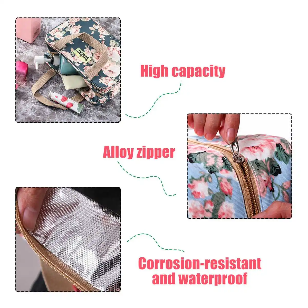 Waterproof Cosmetic Bags Women Printing Storage Organizer Handbag Travel Toiletry Bag Women Makeup Necessaries
Waterproof Cosmetic Bags Women Printing Storage Organizer Handbag Travel Toiletry Bag Women Makeup Necessaries
