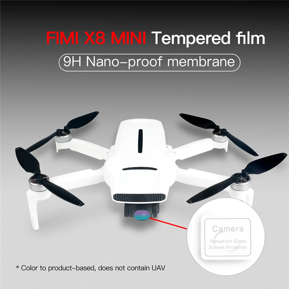 Suitable for FIMI X8 Mini pan/tilt lens tempered glass protective film drone accessories 
Suitable for FIMI X8 Mini pan/tilt lens tempered glass protective film drone accessories