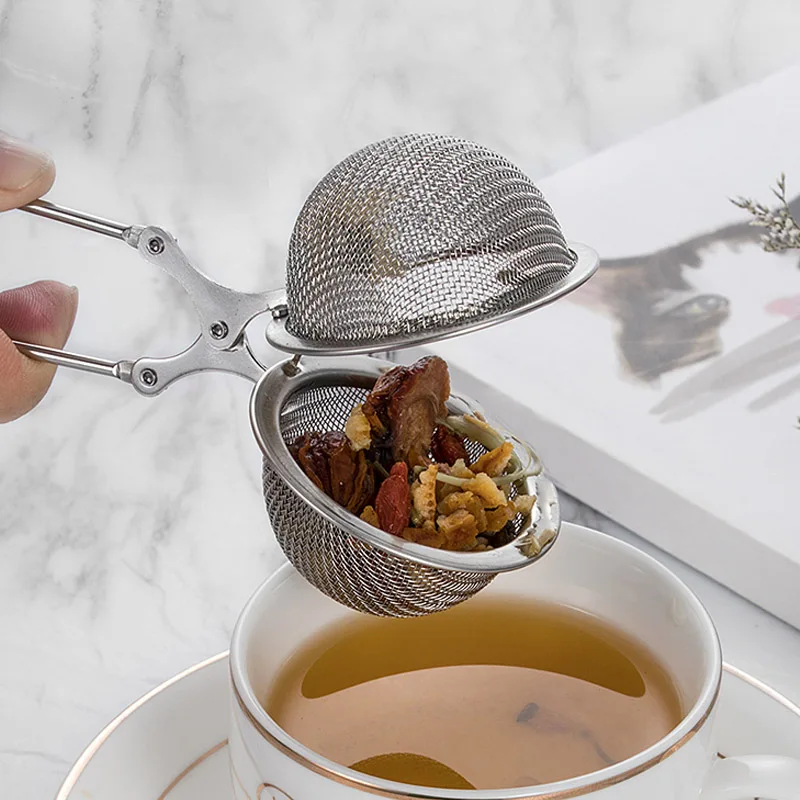 Long Handled Tea Infuser Mesh Ball Loose Leaf Tea Infuser Pincer Stainless Steel Ball Filter MAZI888
Long Handled Tea Infuser Mesh Ball Loose Leaf Tea Infuser Pincer Stainless Steel Ball Filter MAZI888