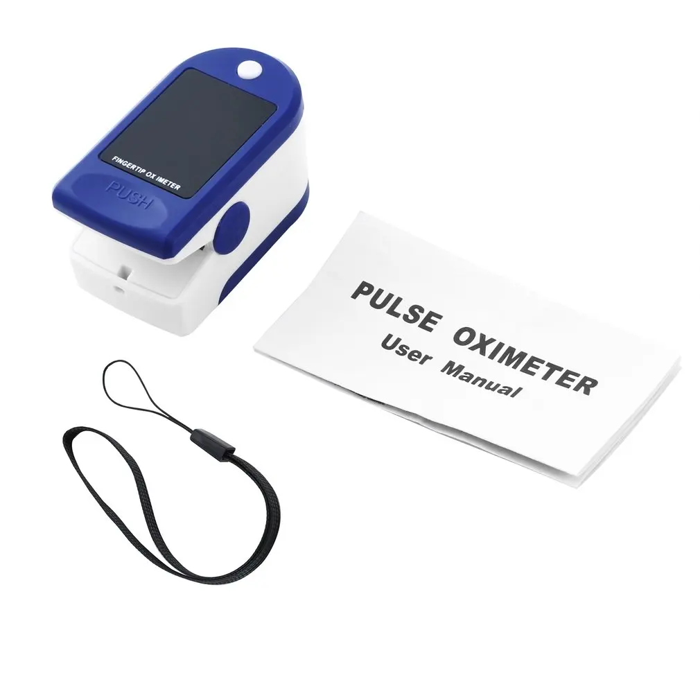 Пульсоксиметр на палец монитор сердечного ритма кислорода в крови PI портативный