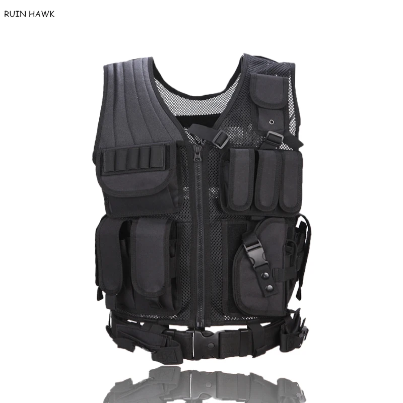 Nylon Fabric Fall-Resistant Wear-resistant Waterproof Vest Outdoor Hunting Tactical Vest Webbed Military Equipment
Nylon Fabric Fall-Resistant Wear-resistant Waterproof Vest Outdoor Hunting Tactical Vest Webbed Military Equipment