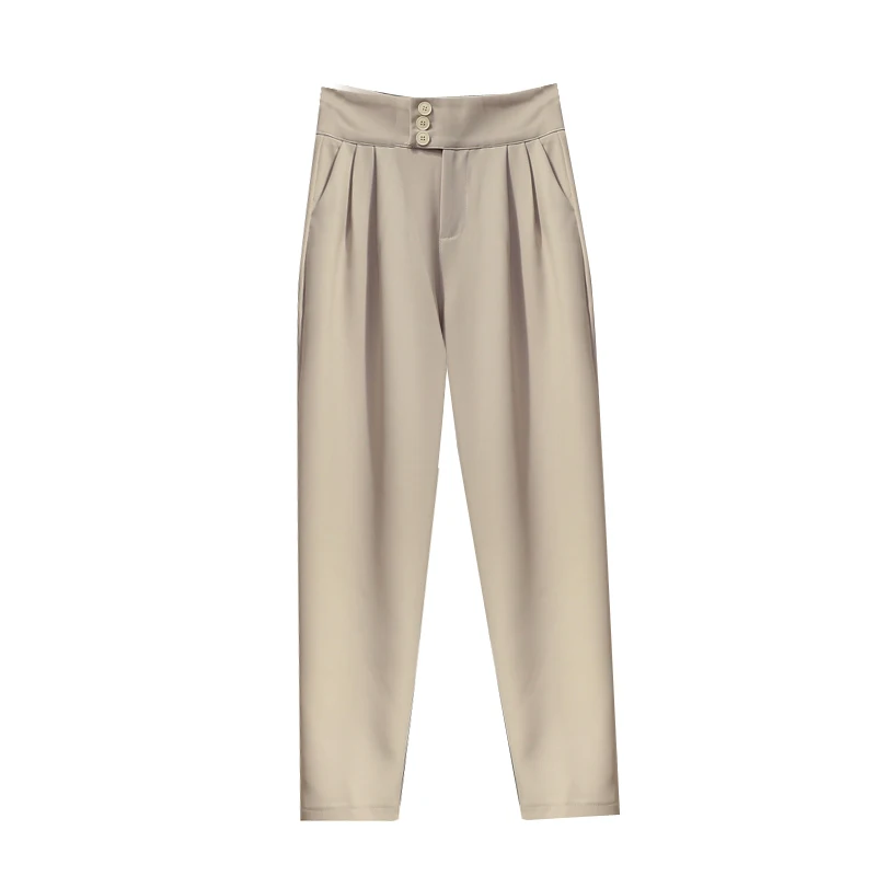 Spring Pant Women 2021 New Korean Style Loose All-Match High Waist Slimming Casual Suit Trousers Harem Pants Pantalones De Mujer
Spring Pant Women 2021 New Korean Style Loose All-Match High Waist Slimming Casual Suit Trousers Harem Pants Pantalones De Mujer