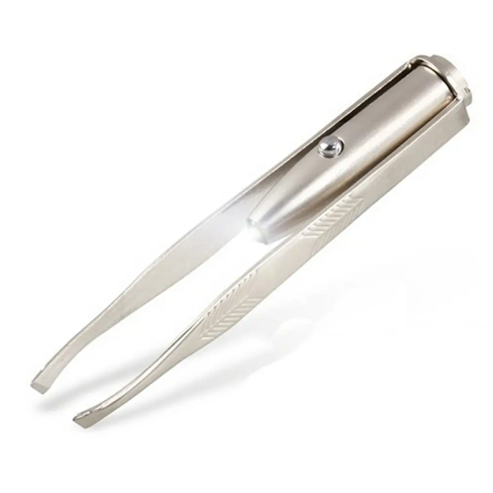 Portable Stainless Steel Smart Design LED Tweezer Eyelash Eyebrow Eyes Hair Remover Tools Eyebrow Tweezers Beauty
Portable Stainless Steel Smart Design LED Tweezer Eyelash Eyebrow Eyes Hair Remover Tools Eyebrow Tweezers Beauty