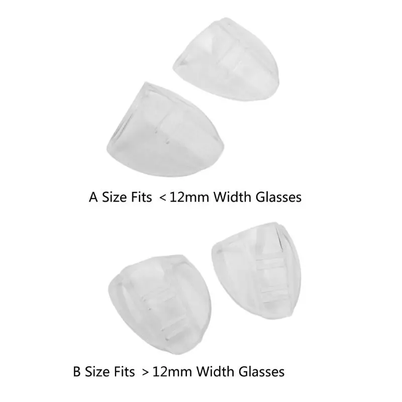 

6 Pairs Splash Proof Safety Eye Glasses Side Shields Clear Flexible Slip On Protective Shield Fits All Size Eyeglasses