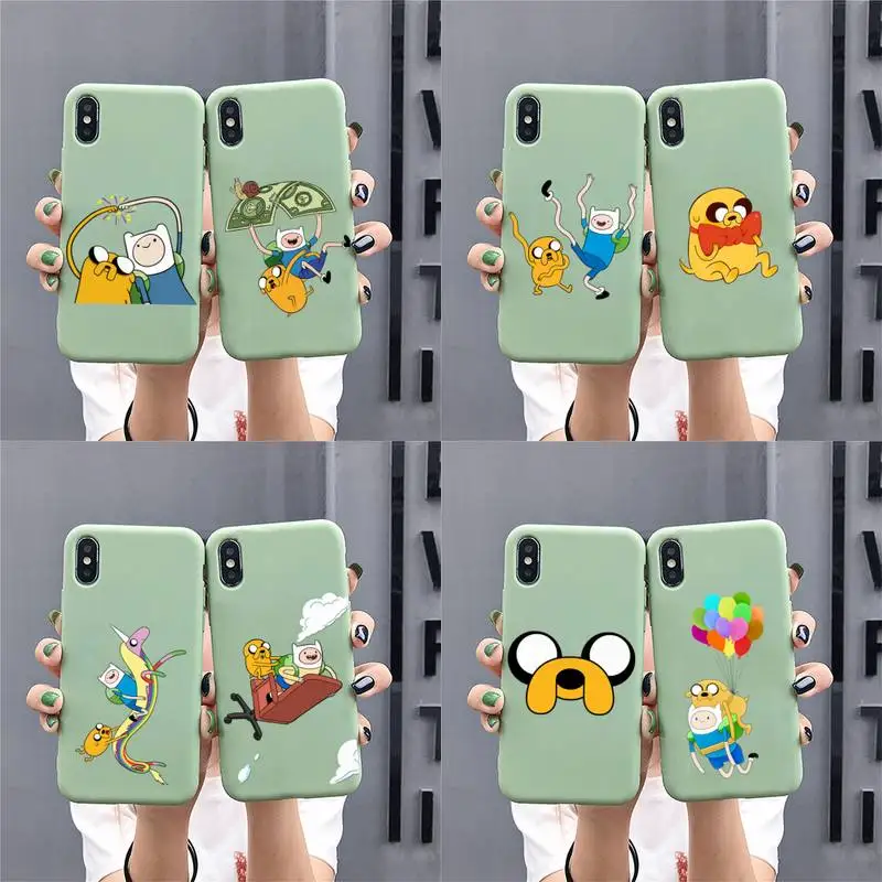 Adventure Time with Finn and Jake Phone Case for iphone 13 12 mini 11 Pro Max X XS XR Solid Color For 7 8 6 6S Plus Capa
Adventure Time with Finn and Jake Phone Case for iphone 13 12 mini 11 Pro Max X XS XR Solid Color For 7 8 6 6S Plus Capa