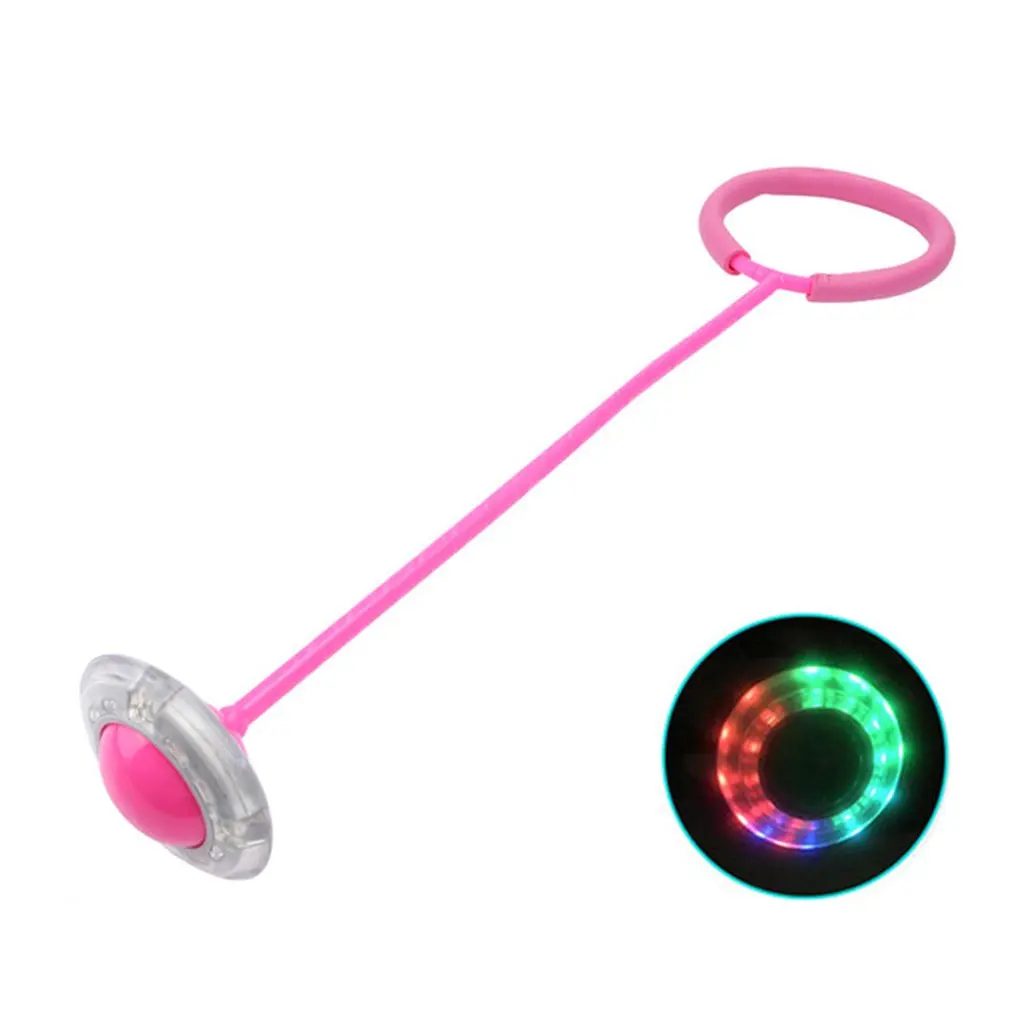 Jump ball children's toy elastic flash jump foot on the Yo Yo set foot ring luminous rotation leg swing ring
Jump ball children's toy elastic flash jump foot on the Yo Yo set foot ring luminous rotation leg swing ring
