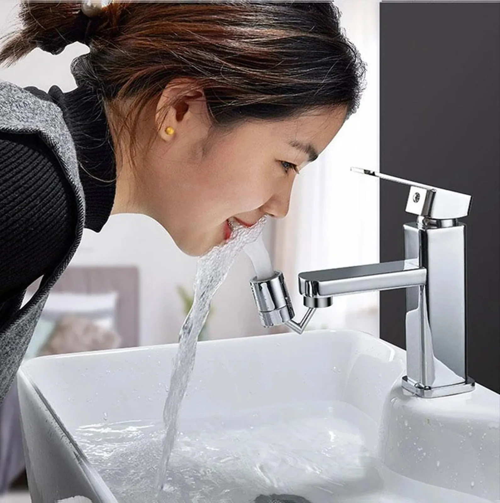 Universal Splash Filter Faucet 720 Rotate Water Outlet Faucet Extender Bubbler Sprayer Kitchen Bathroom Sink Accessories
Universal Splash Filter Faucet 720 Rotate Water Outlet Faucet Extender Bubbler Sprayer Kitchen Bathroom Sink Accessories