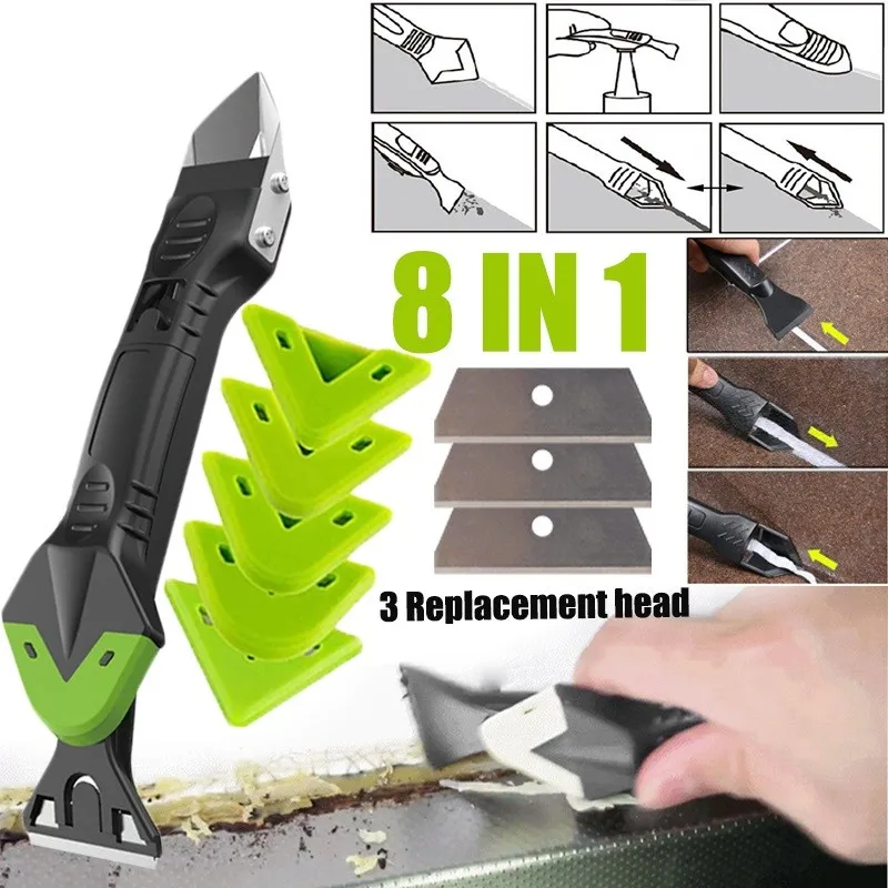5 In 1 Sealant Angle Smooth Scraper Silicone Remover Grout Caulk Finisher Kit Sealant Scraper Caulking Removal Hand Tools
5 In 1 Sealant Angle Smooth Scraper Silicone Remover Grout Caulk Finisher Kit Sealant Scraper Caulking Removal Hand Tools