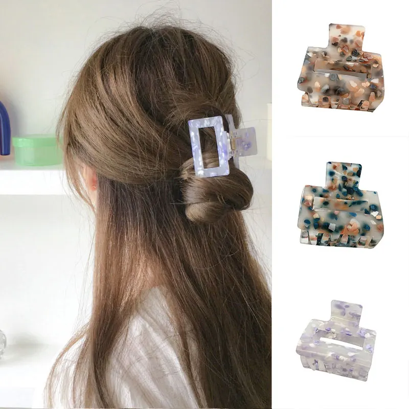Acrylic Hair Accessories Acetate Hairpin Marble Hair Claws Ponytail Clip Geometric Square Hair Clip Vintage Resin Barrettes
Acrylic Hair Accessories Acetate Hairpin Marble Hair Claws Ponytail Clip Geometric Square Hair Clip Vintage Resin Barrettes