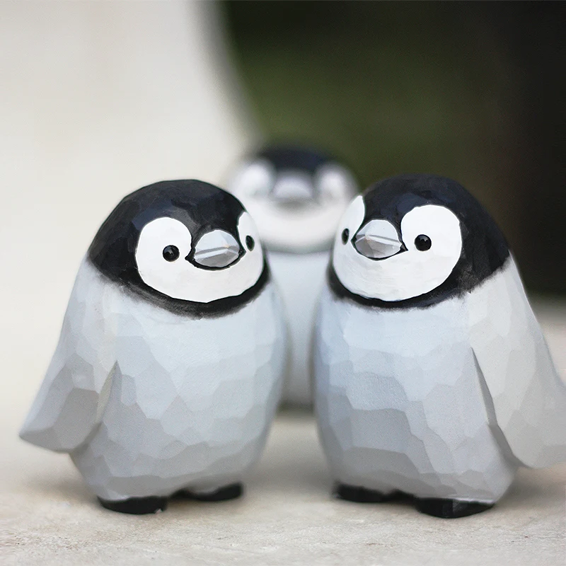 1pcs Emperor Penguin Baby Handmade Wood Carving Fat Bird Solid Wood Decoration Desk Ornaments Birthday Gift Home Accessories
1pcs Emperor Penguin Baby Handmade Wood Carving Fat Bird Solid Wood Decoration Desk Ornaments Birthday Gift Home Accessories