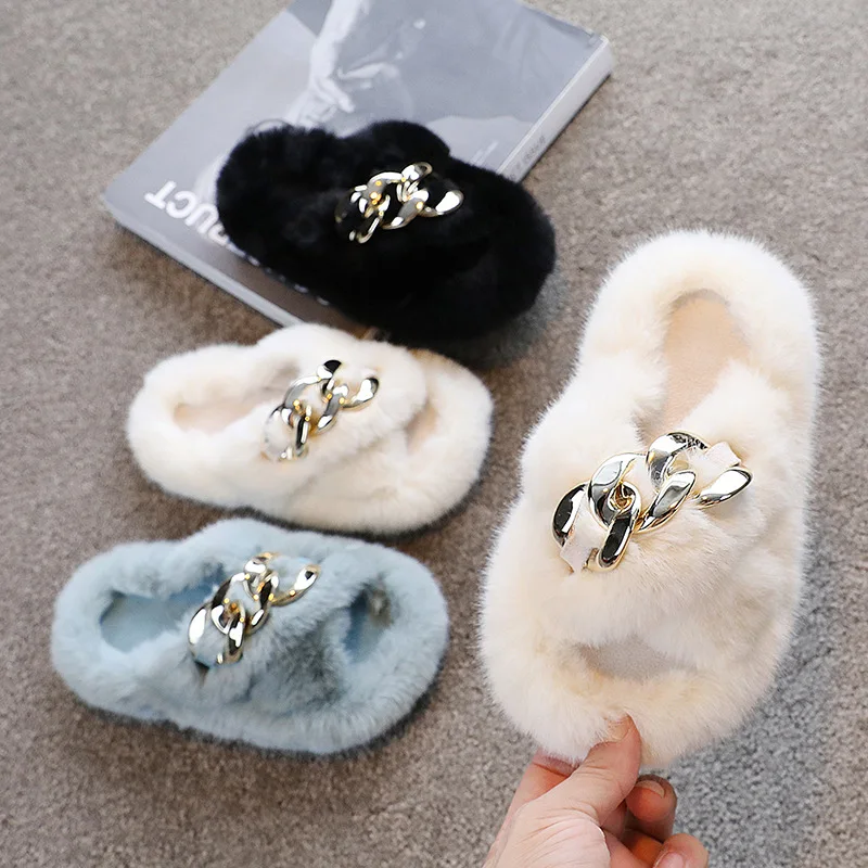 Children Lovely Brand Bedroom Comfortable Soft Slides Kids Winter Fur Slippers Boys Girls Floor Indoor Shoes Small Size Baby
Children Lovely Brand Bedroom Comfortable Soft Slides Kids Winter Fur Slippers Boys Girls Floor Indoor Shoes Small Size Baby