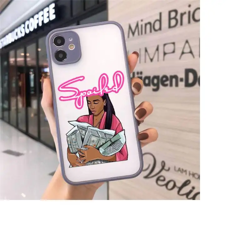Black head Girl Fundas Phone Cases matte transparent For iphone 7 8 11 12 plus mini x xs xr pro max cover
Black head Girl Fundas Phone Cases matte transparent For iphone 7 8 11 12 plus mini x xs xr pro max cover