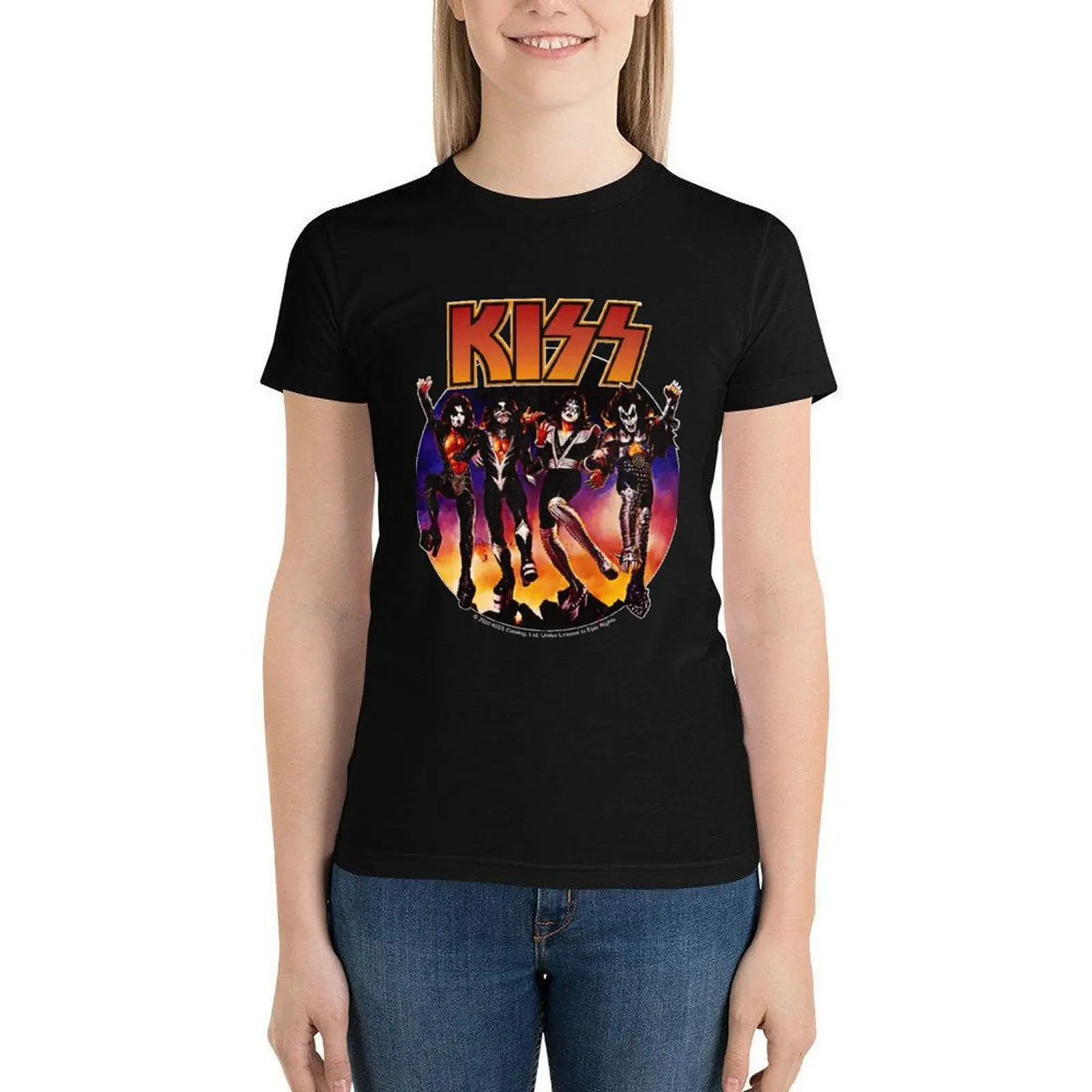 Band Kiss Tshirt Rock Roll Short Sleeve Lady 100 Cotton T Shirt Casual O Neck Pattern Trendy Tee Shirt Plus Size
Band Kiss Tshirt Rock Roll Short Sleeve Lady 100 Cotton T Shirt Casual O Neck Pattern Trendy Tee Shirt Plus Size
