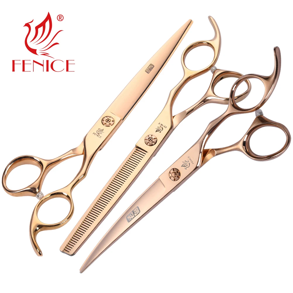 Rose Gold 440C Steel Dog Grooming Shears Professional Cutting Thinning Scissors Set for Pet
Rose Gold 440C Steel Dog Grooming Shears Professional Cutting Thinning Scissors Set for Pet