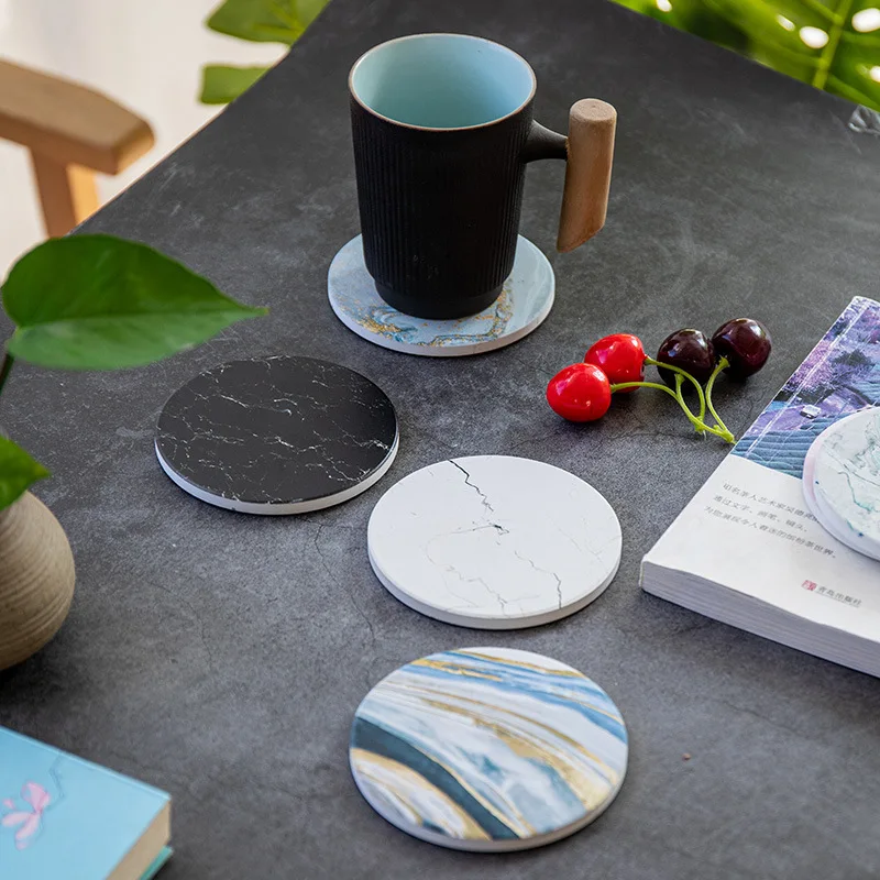 Placemat Marble Textured Ceramic Absorbent Coaster Drink Cup Coffee Mat Tea Mat Dining Table Place Mat Dining Table Decoration
Placemat Marble Textured Ceramic Absorbent Coaster Drink Cup Coffee Mat Tea Mat Dining Table Place Mat Dining Table Decoration