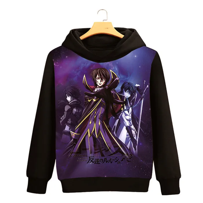 Anime Hoodies Code Geass Lelouch of the Rebellion 3D Hoodies Hooded Lelouch Lamperouge Cosplay Sweatshirts
Anime Hoodies Code Geass Lelouch of the Rebellion 3D Hoodies Hooded Lelouch Lamperouge Cosplay Sweatshirts
