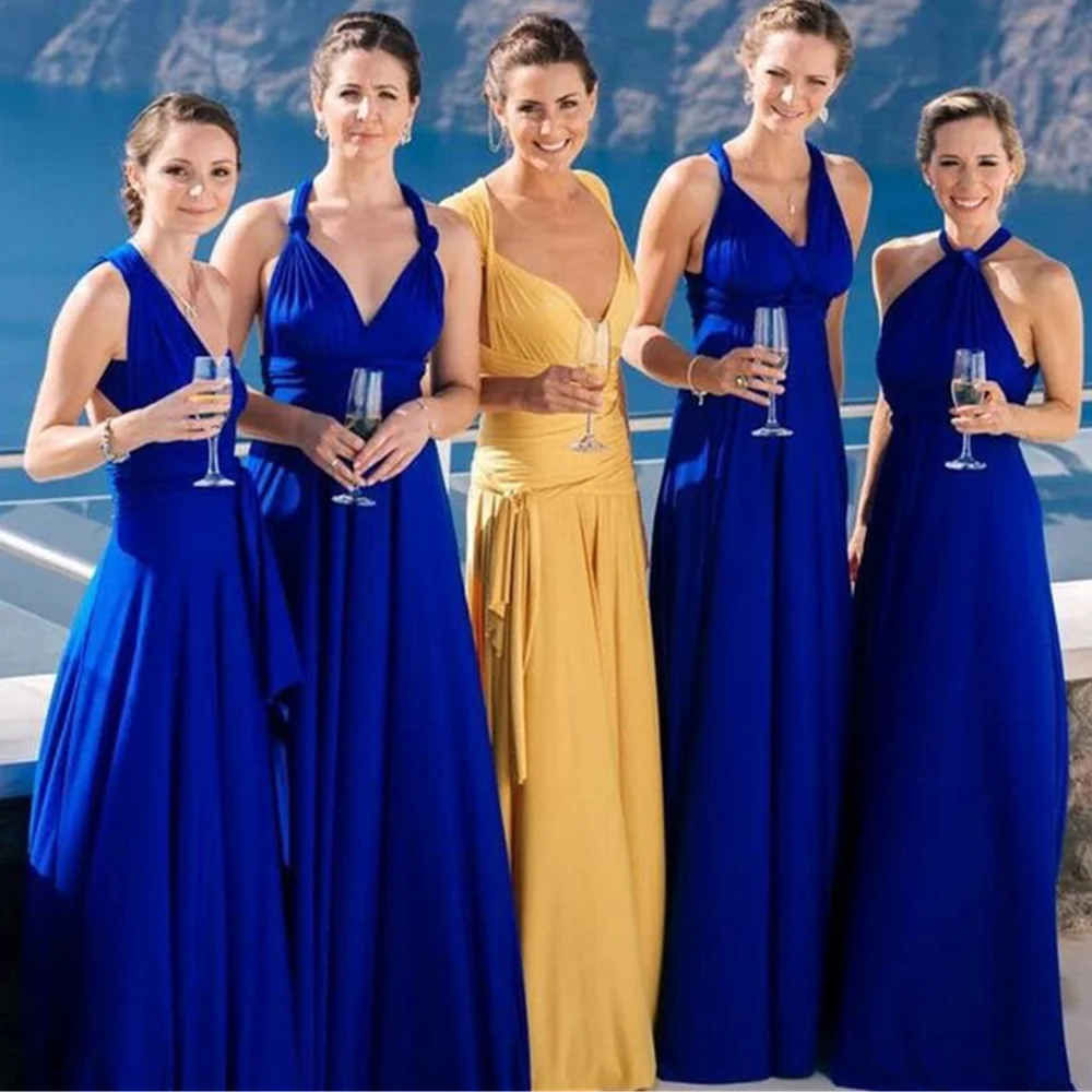 Summer Sexy Women's Bandage Long Dress Multi-Way Wraparound Convertible Bohemian Long Dress Club Party Bridesmaid Infinite Robe
Summer Sexy Women's Bandage Long Dress Multi-Way Wraparound Convertible Bohemian Long Dress Club Party Bridesmaid Infinite Robe