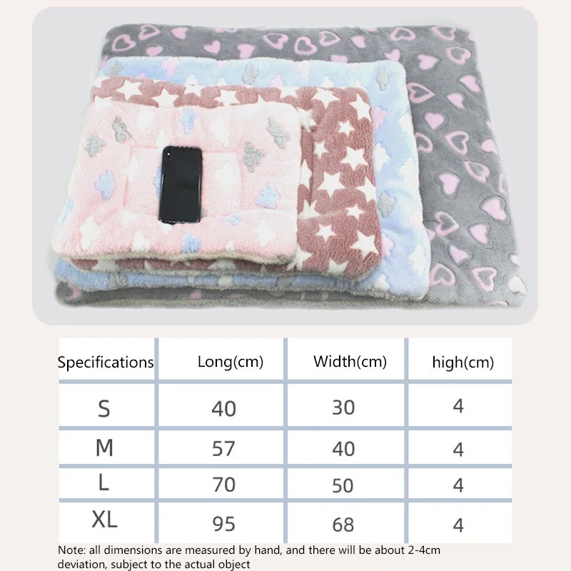 Dogs Mat Sleeping Bed Soft Pad Pet Mat Puppy Dogs Cats Cushion Home Rug Flannel Thickened Random Color Dropshipping
Dogs Mat Sleeping Bed Soft Pad Pet Mat Puppy Dogs Cats Cushion Home Rug Flannel Thickened Random Color Dropshipping