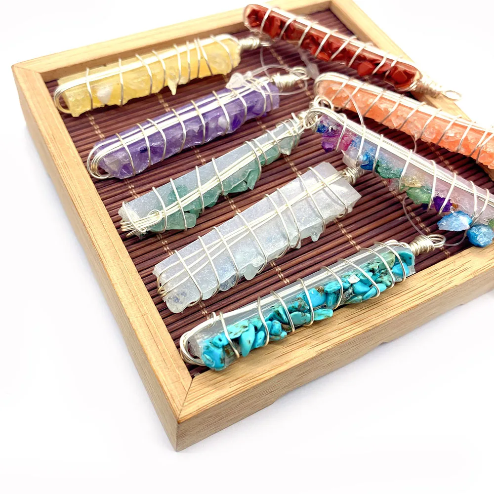 Natural Stone Inlaid Colorful Stone Pearl Pendant Irregular Shape Hand-wound DIY Charm Fashion Lady Jewelry Accessory Necklace
Natural Stone Inlaid Colorful Stone Pearl Pendant Irregular Shape Hand-wound DIY Charm Fashion Lady Jewelry Accessory Necklace